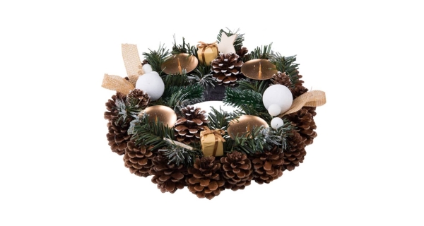 Adventný veniec - prírodný