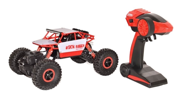 Auto ROCK BUGGY Red Scarab RC na diaľkové ovládanie 27 cm