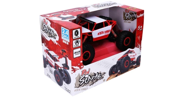 Auto ROCK BUGGY Red Scarab RC na diaľkové ovládanie 27 cm