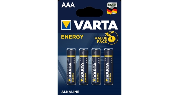 Batérie mikrotužkové (AAA) VARTA Energy - 4 ks