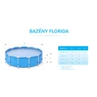 Bazén Florida 3,66 x 0,99 m s kartušovou filtráciou