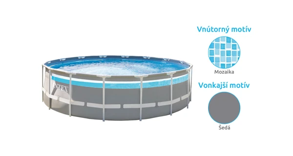 Bazén Florida CLEARVIEW 4,88x1,22 m s kartušovou filtráciou