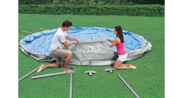 Bazén Florida Premium Florida Grey 4,88 x 1,22 m s kartušovou filtráciou