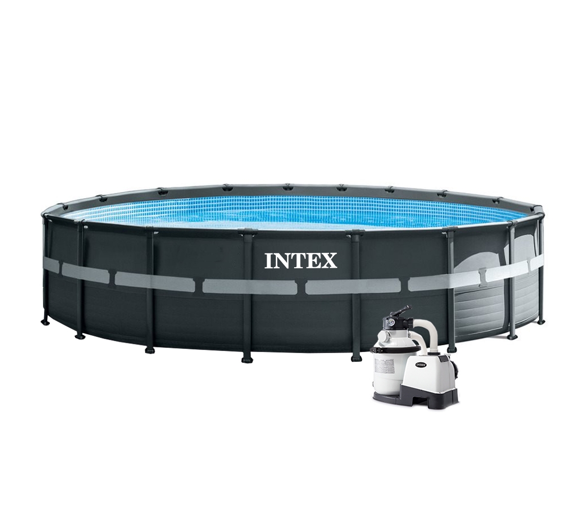 Intex Florida Premium Grey ULTRAXTR 5,49 × 1,32 m + PF Sand 4 vr. prísl. – 26330