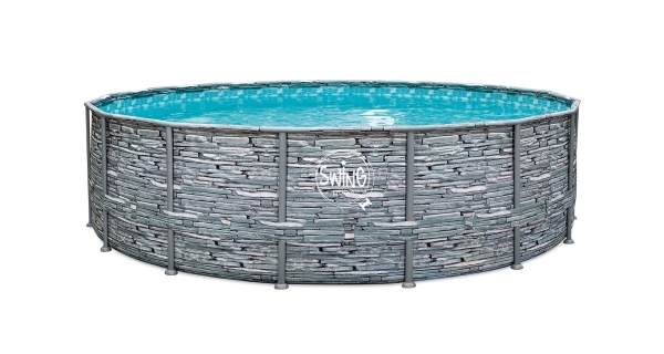 Bazén Florida SWING 4,88 x1, 22m bez príslušenstva - motív Kameň