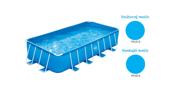 Bazén Florida SWING 4,88 x2, 44x1, 07m s kartušovou filtráciou a príslušenstvom