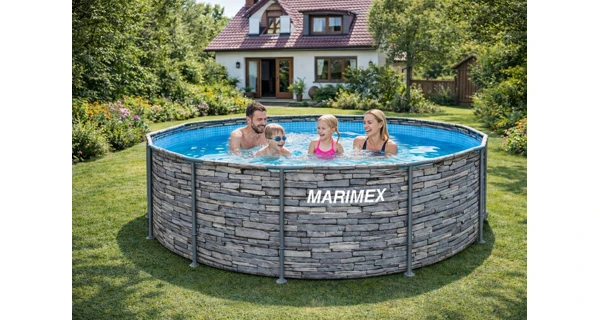 Bazén Marimex Florida 3,05x0,91 m bez príslušenstva - motív KAMEŇ