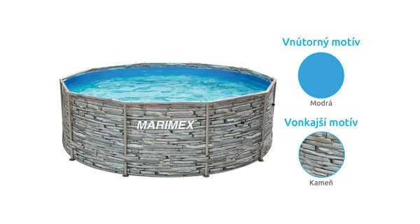 Bazén Marimex Florida 3,05x0,91 m bez príslušenstva - motív KAMEŇ