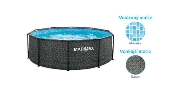 Bazén Marimex Florida 3,05x0,91 m bez príslušenstva - motív RATAN