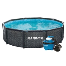 Bazén Marimex Florida 3,05x0,91 m s pieskovou filtráciou - motív RATAN