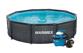 Bazén Marimex Florida 3,05x0,91 m s pieskovou filtráciou - motív RATAN