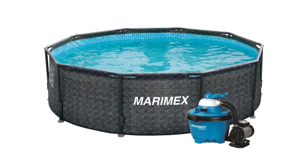 Bazén Marimex Florida 3,05x0,91 m s pieskovou filtráciou - motív RATAN