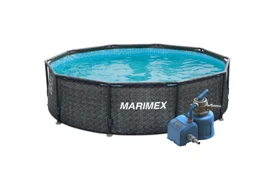 Bazén Marimex Florida 3,05x0,91 m s pieskovou filtráciou - motív RATAN