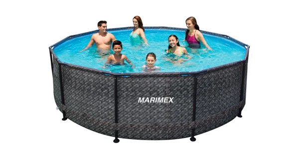 Bazén Marimex Florida 3,05x0,91 m s pieskovou filtráciou - motív RATAN