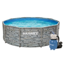 Bazén Marimex Florida 3,05x0,91 m s pieskovou filtráciou ProStar 3 - motív KAMEŇ