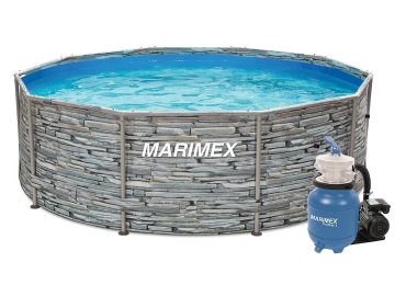 Bazén Marimex Florida 3,05x0,91 m s pieskovou filtráciou ProStar 3 - motív KAMEŇ