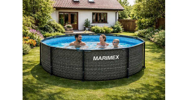 Bazén Marimex Florida 3,05x0,91 m so zabudovaným skimmerom - motív RATAN