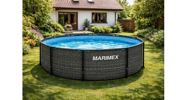 Bazén Marimex Florida 3,05x0,91 m so zabudovaným skimmerom - motív RATAN