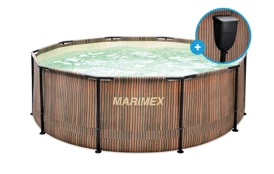 Bazén Marimex Florida 3,05x0,91 m so zabudovaným skimmerom - motív TEAK