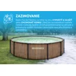 Bazén Marimex Florida 3,05x0,91 m so zabudovaným skimmerom - motív TEAK