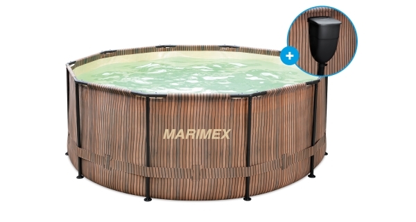 Marimex | Bazén Marimex Florida 3,05x0,91 m so zabudovaným skimmerom - motív TEAK | 10340284
