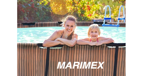 Bazén Marimex Florida 3,05x0,91 m so zabudovaným skimmerom - motív TEAK