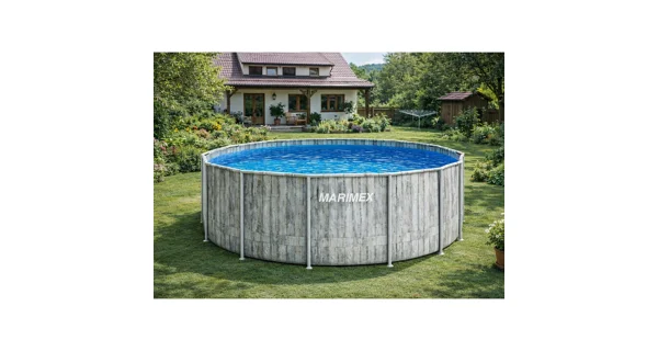 Bazén Marimex Florida 3,05x0,91 m so zabudovaným skimmerom - ŠEDÉ DREVO