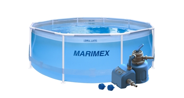 Bazén Marimex Florida 3,05x0,91m s pieskovou filtráciou - motív transparentný