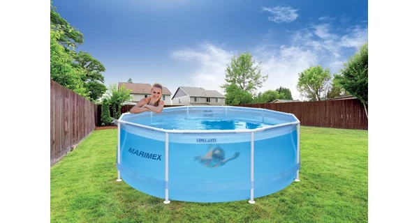 Bazén Marimex Florida 3,05x0,91m s pieskovou filtráciou - motív transparentný