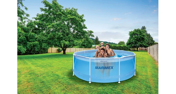 Bazén Marimex Florida 3,05x0,91m s pieskovou filtráciou - motív transparentný