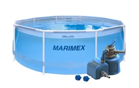 Bazén Marimex Florida 3,05x0,91m s pieskovou filtráciou - motív transparentný