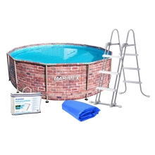 Bazén Marimex Florida 3,66 x 0,99m bez filtrácie + príslušenstvo - motív TEHLA