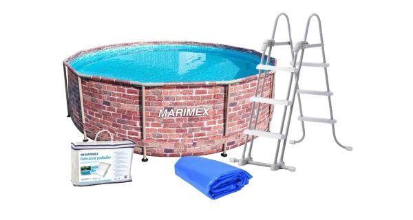Bazén Marimex Florida 3,66 x 0,99m bez filtrácie + príslušenstvo - motív TEHLA