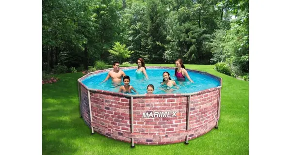 Bazén Marimex Florida 3,66 x 0,99m, s pieskovou filtráciou- motív TEHLA