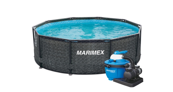 Bazén Marimex Florida 3,66 x 1,22 m s filtráciou - motív RATAN