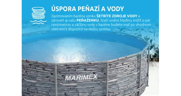Bazén Marimex Florida 3,66x0,99 m bez príslušenstva - motív KAMEŇ