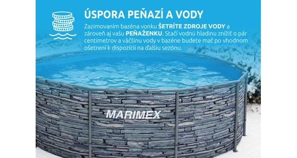 Bazén Marimex Florida 3,66x0,99 m bez príslušenstva - motív KAMEŇ