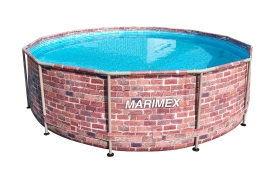 Bazén Marimex Florida 3,66x0,99 m bez príslušenstva - motív TEHLA