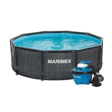 Bazén Marimex Florida 3,66x0,99 m - motív RATAN s pieskovou filtráciou