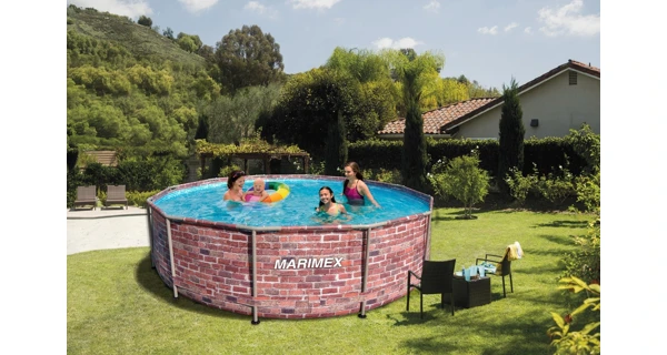 Bazén Marimex Florida 3,66x0,99 m s pieskovou filtráciou - motív TEHLA