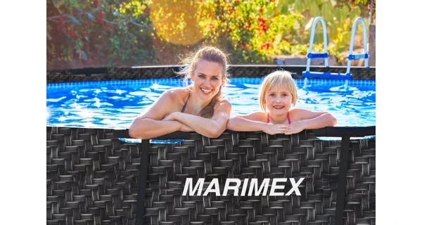 Bazén Marimex Florida 3,66x0,99 m so zabudovaným skimmerom - motív RATAN