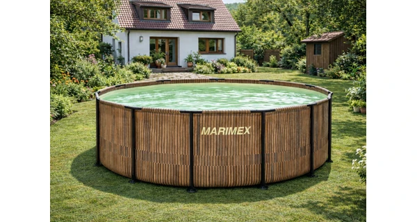 Bazén Marimex Florida 3,66x0,99 m so zabudovaným skimmerom - motív TEAK