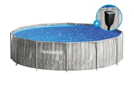 Bazén Marimex Florida 3,66x0,99 m so zabudovaným skimmerom - ŠEDÉ DREVO