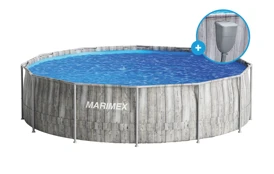 Bazén Marimex Florida 3,66x0,99 m so zabudovaným skimmerom - ŠEDÉ DREVO