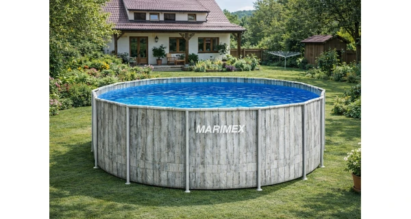 Bazén Marimex Florida 3,66x0,99 m so zabudovaným skimmerom - ŠEDÉ DREVO
