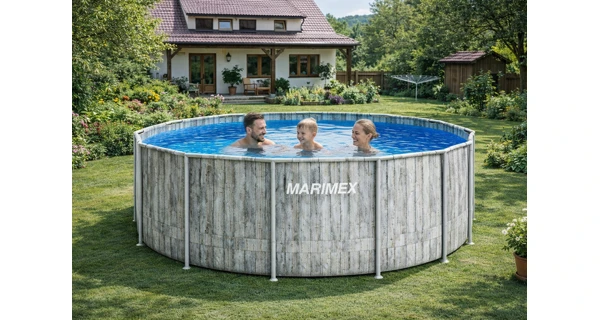 Bazén Marimex Florida 3,66x0,99 m so zabudovaným skimmerom - ŠEDÉ DREVO