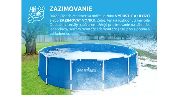 Bazén Marimex Florida 3,66x1,22 m bez príslušenstva (model 2025)
