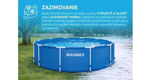 Bazén Marimex Florida 3,66x1,22 m bez príslušenstva (model 2025)