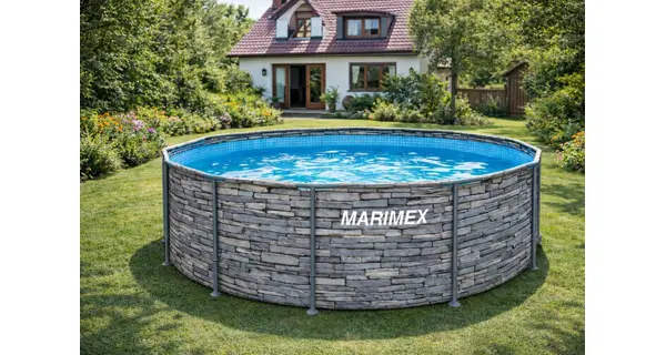 Bazén Marimex Florida 3,66x1,22 m bez príslušenstva - motív KAMEŇ