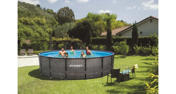 Bazén Marimex Florida 3,66x1,22 m s pieskovou filtráciou - motív RATAN